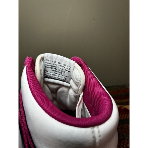 Nike Dunk Sky Hi Bright Magenta Sneakers 528899-502 Black White Wedge 7.5 - Picture 9 of 12